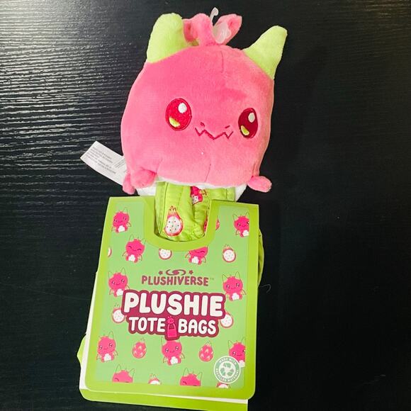 Plushiverse Dragon Fruit Plushie Tote Bag - Picture 1 of 3